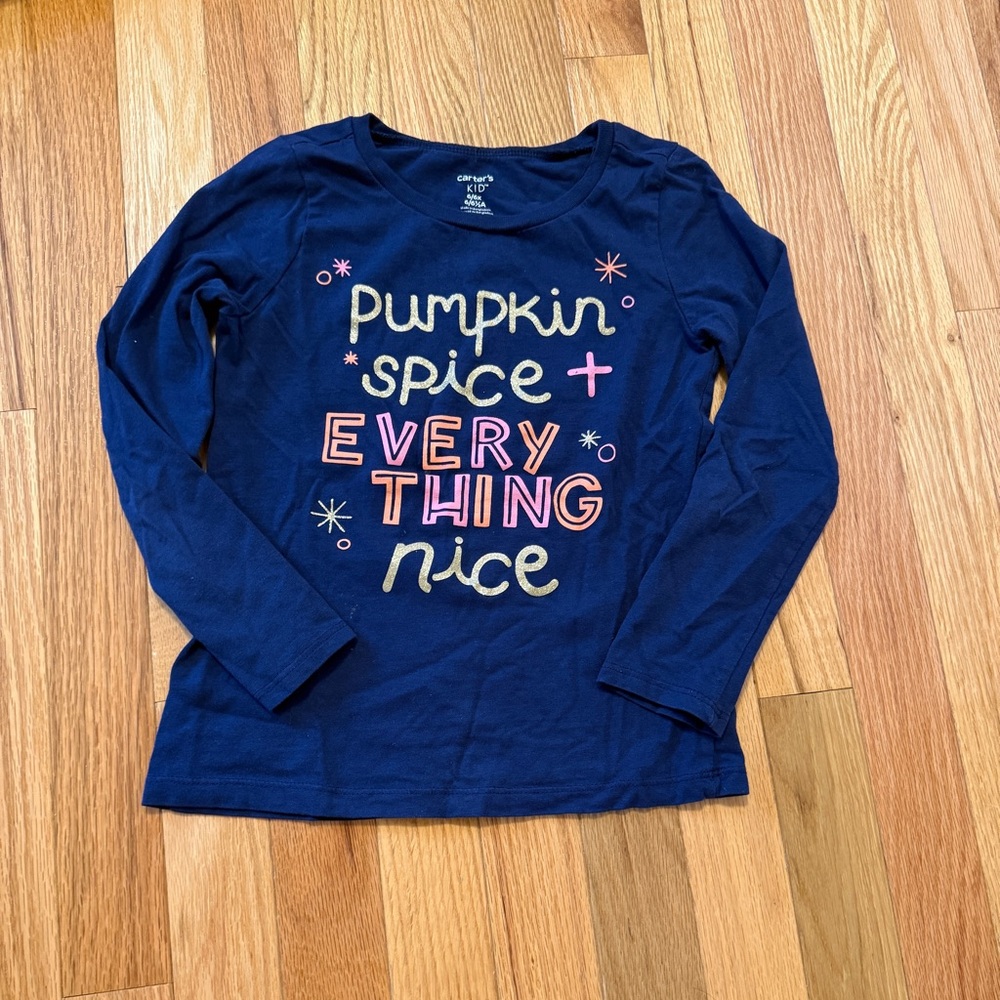 Girls fall shirt size 6